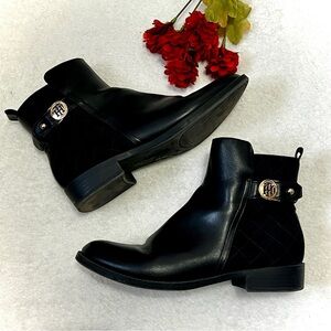 Tommy Hilfiger Rezin2 Faux Leather & Suede Ankle Chelsea Boots - 7.5